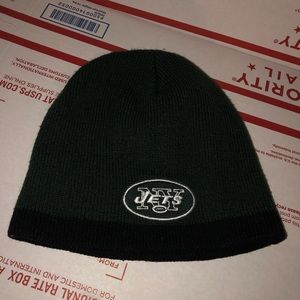 New York Jets youth skull cap green black